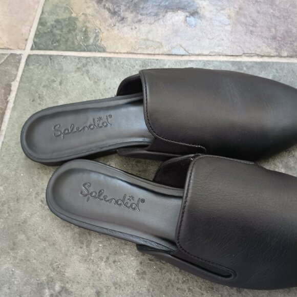 Splendid Black Leather Mule - Picture 4 of 9